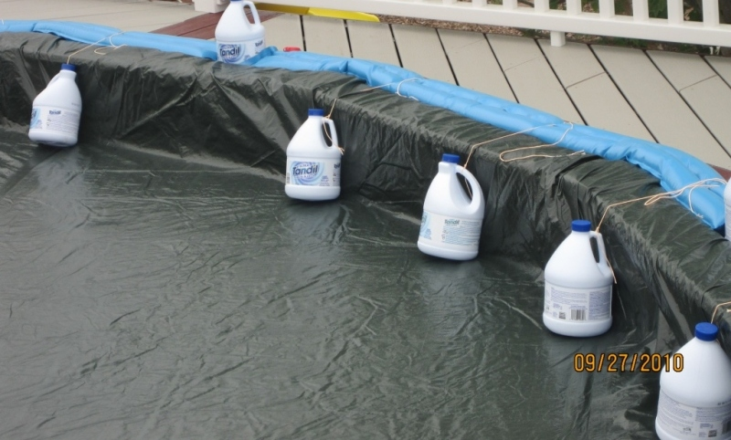 winterized pool